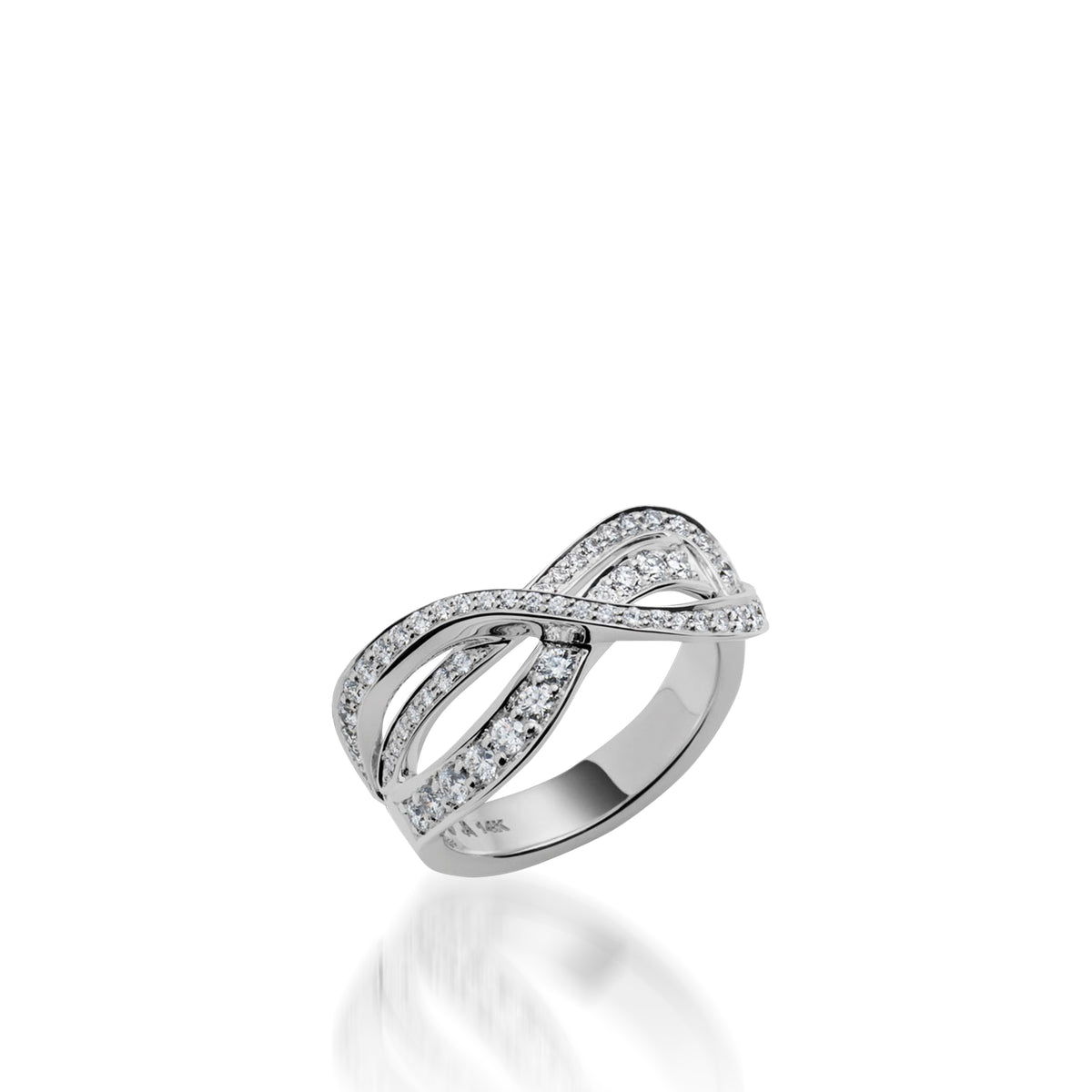 Bellagio Small Diamond Pave Ring – John Atencio