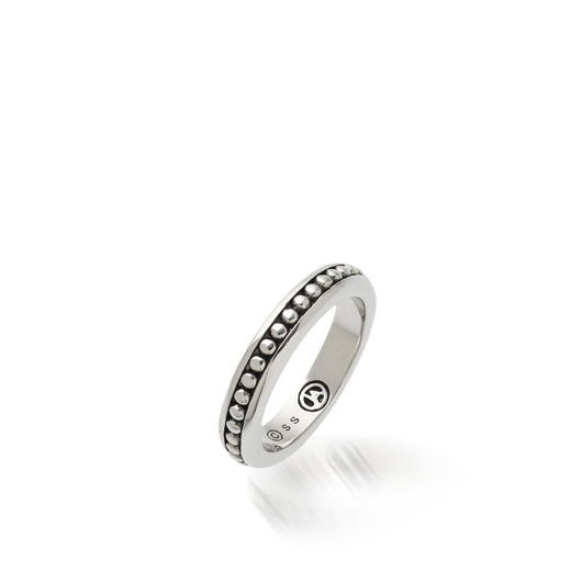 Women's Sterling Silver Antigua Ball Stack Ring