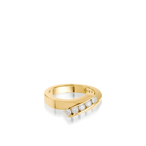 Women's 14 karat yellow gold Boundless Diamond Ring