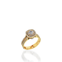 Load image into Gallery viewer, Cashmere Luminaire Half Carat Lab Diamond Ring
