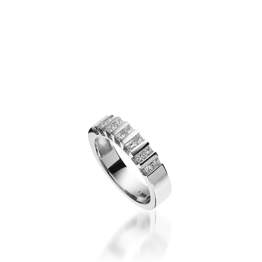 Women's 14 karat white gold Devotion Anniversary Ring