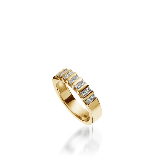 Women's 14 karat Yellow gold Devotion Anniversary Ring