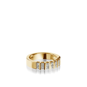 Women's 14 karat Yellow gold Devotion Anniversary Ring