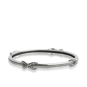 Women's Sterling Silver Antigua Curve Bangle Bracelet