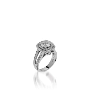 Cashmere White Gold Engagement Ring