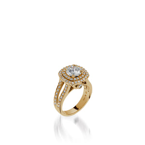 Cashmere Yellow Gold Engagement Ring