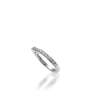 Solstice White Gold, Diamond Wedding Band