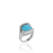 Load image into Gallery viewer, Signature Turquoise and Diamond Ring
