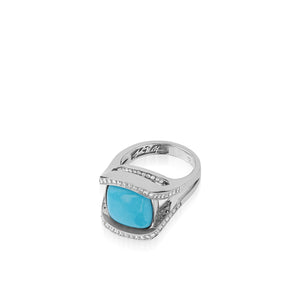 Signature Turquoise and Diamond Ring