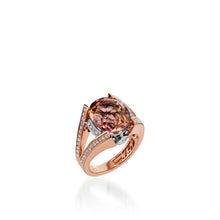 Load image into Gallery viewer, Signature Autumn Tourmaline and Diamond Ring
