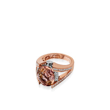 Load image into Gallery viewer, Signature Autumn Tourmaline and Diamond Ring
