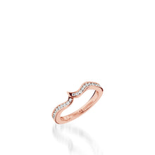 Load image into Gallery viewer, Fantasy Rose Gold, Diamond Wedding Band
