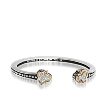Load image into Gallery viewer, Women&#39;s Sterling Silver and 14 karat Rose Gold Apollo Pave Cuff
