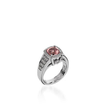 Load image into Gallery viewer, Signature Morganite and  Pave Diamond Ring
