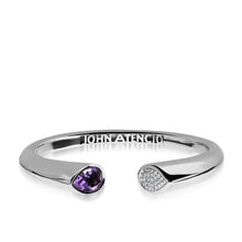 Load image into Gallery viewer, Gemini Lilac Amethyst and Pave Diamond Bracelet
