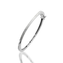 Load image into Gallery viewer, Women&#39;s 14 karat White Gold Essence Bracelet with Pave Diamonds
