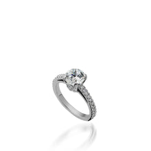 Load image into Gallery viewer, Starburst Diamond Engagement Ring
