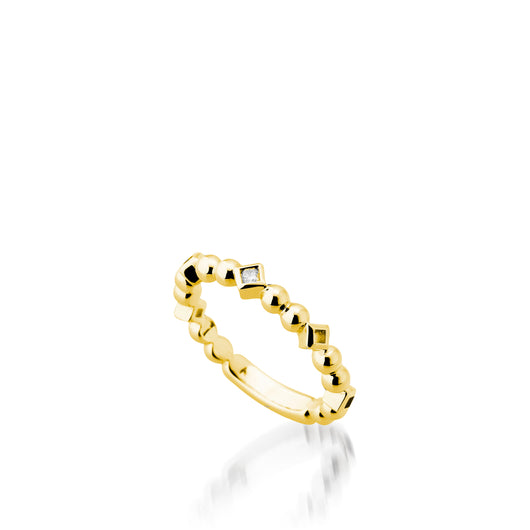Paloma Confetti Diamond Solitaire Stack Ring