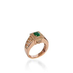 Signature Emerald and Diamond Ring