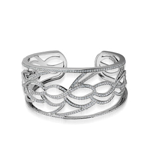 Bellagio Pave Diamond Cuff Bracelet