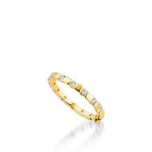 Load image into Gallery viewer, Women&#39;s 18 karat yellow gold Orion Diamond Stack Ring

