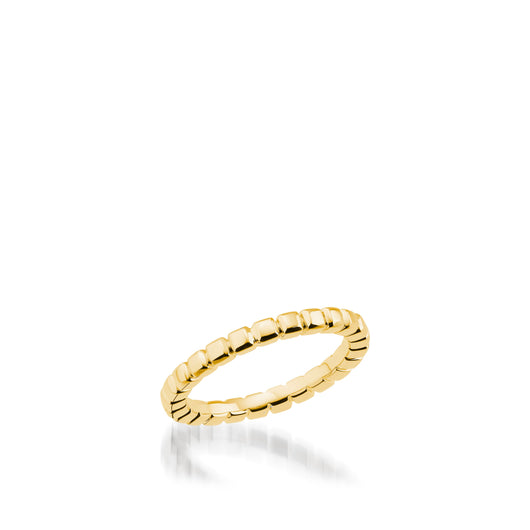 Women's 18 karat yellow gold Encore Gold Stack Ring