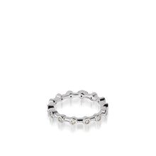Load image into Gallery viewer, Women&#39;s 18 karat White Gold Paloma Diamond Stack Ring
