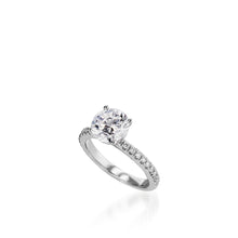 Load image into Gallery viewer, Essence  Round White Gold  Engagement Ring
