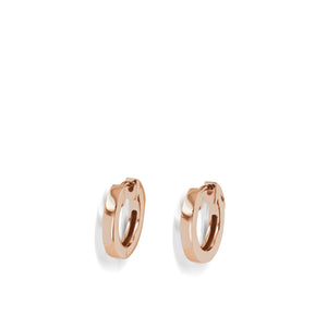 Essence Single Rose Gold Hoop Earrings
