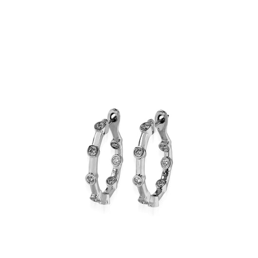 Paloma Diamond Hoop Earrings