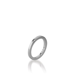 Essence White Gold Stack Ring