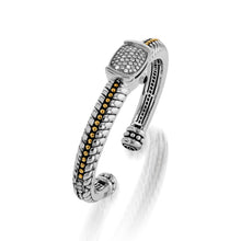 Load image into Gallery viewer, Entwine Pave Cuff Bracelet
