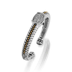 Entwine Pave Cuff Bracelet