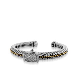 Entwine Pave Cuff Bracelet