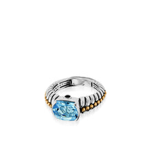 Load image into Gallery viewer, Entwine Blue Topaz Small Gemstone Ring
