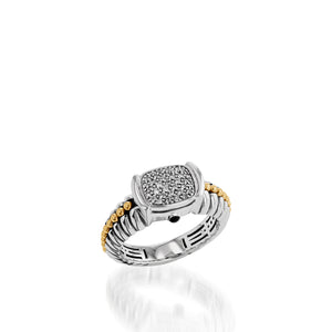 Entwine Small Pave Ring