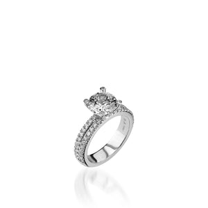 Dynasty White Gold Engagement Ring
