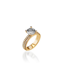 Load image into Gallery viewer, Dynasty Yellow Gold Engagement Ring

