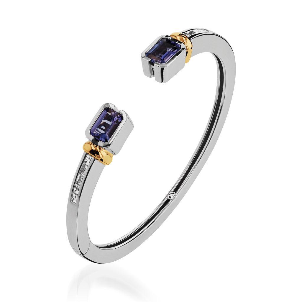 Multi-Gemstone Sterling Silver Universe Galaxy Cuff Bracelet – Crystal  Gemstone Shop