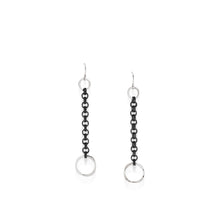 Load image into Gallery viewer, Duplex Dangle Chain Earrings
