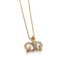 Load image into Gallery viewer, Essence Crown Pave Diamond Large Pendant
