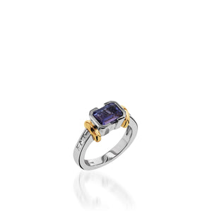 Treasure Small Gemstone and Diamond Ring