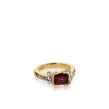 Load image into Gallery viewer, Treasure Small Gemstone and Diamond Ring
