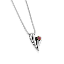Load image into Gallery viewer, Endearment Small Birthstone Heart Pendant
