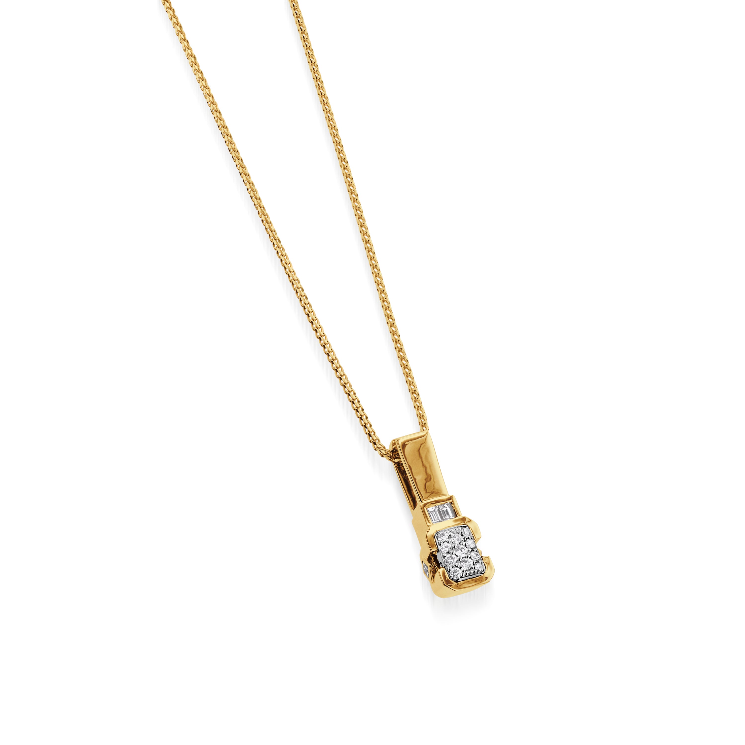 Devotion Small Diamond Pendant Necklace – John Atencio