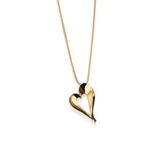 Adore Gold Heart Pendant Necklace