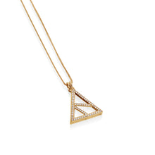Load image into Gallery viewer, Essence Iconic Triangle Diamond Pendant
