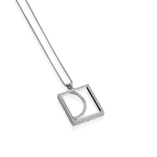 Load image into Gallery viewer, Essence Iconic Square Diamond Pendant
