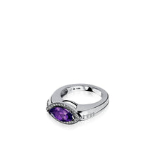 Load image into Gallery viewer, Elixir Gemstone Stack Ring with Diamonds
