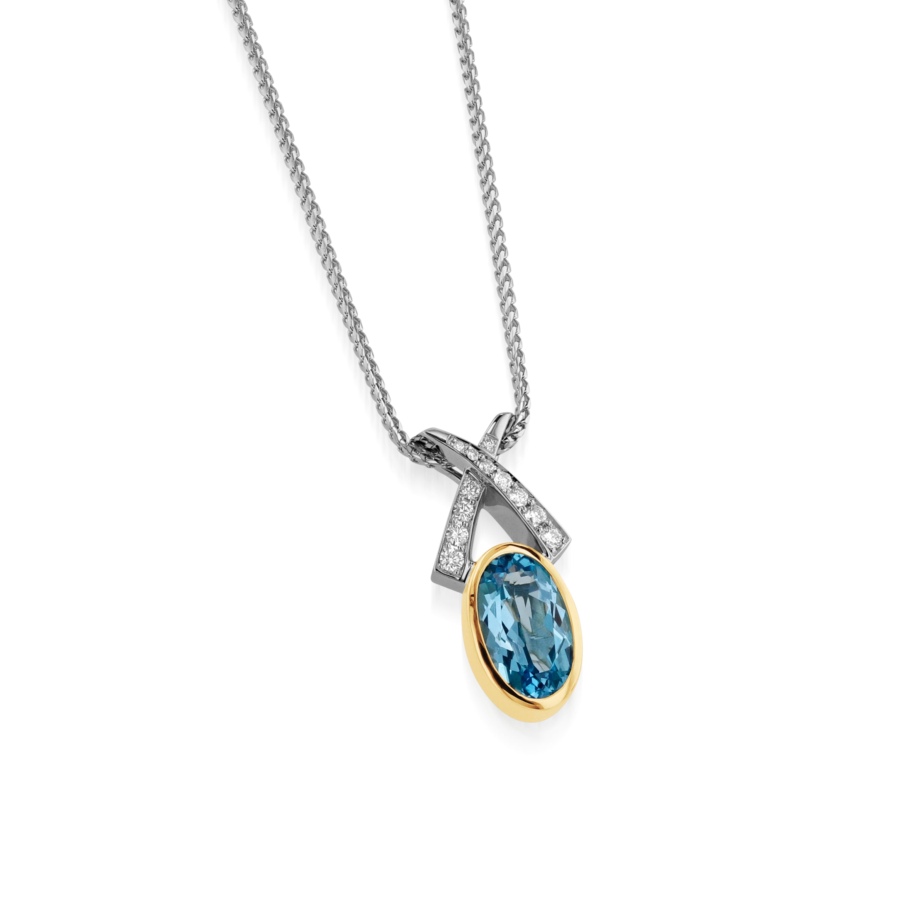 Paris X/O Gemstone Pendant Necklace – John Atencio